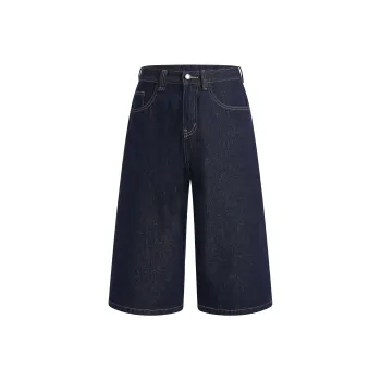 COLDSTONE Denim Shorts Unisex Blue