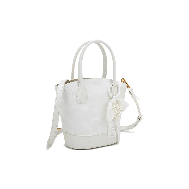 Carit&Koty PU Handbag Regular Women's White-1