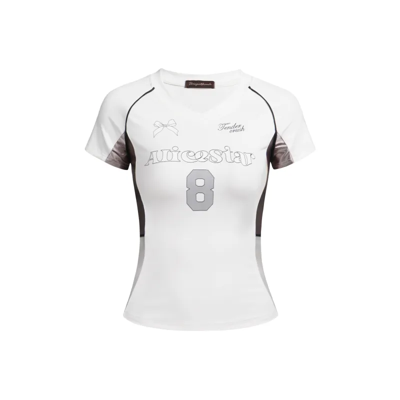 BEAR UNION Set in Sleeve T Shirt Women's-3