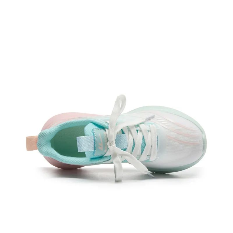 WARRIOR Running Shoes Women's Low Top White/Green/Pink-2