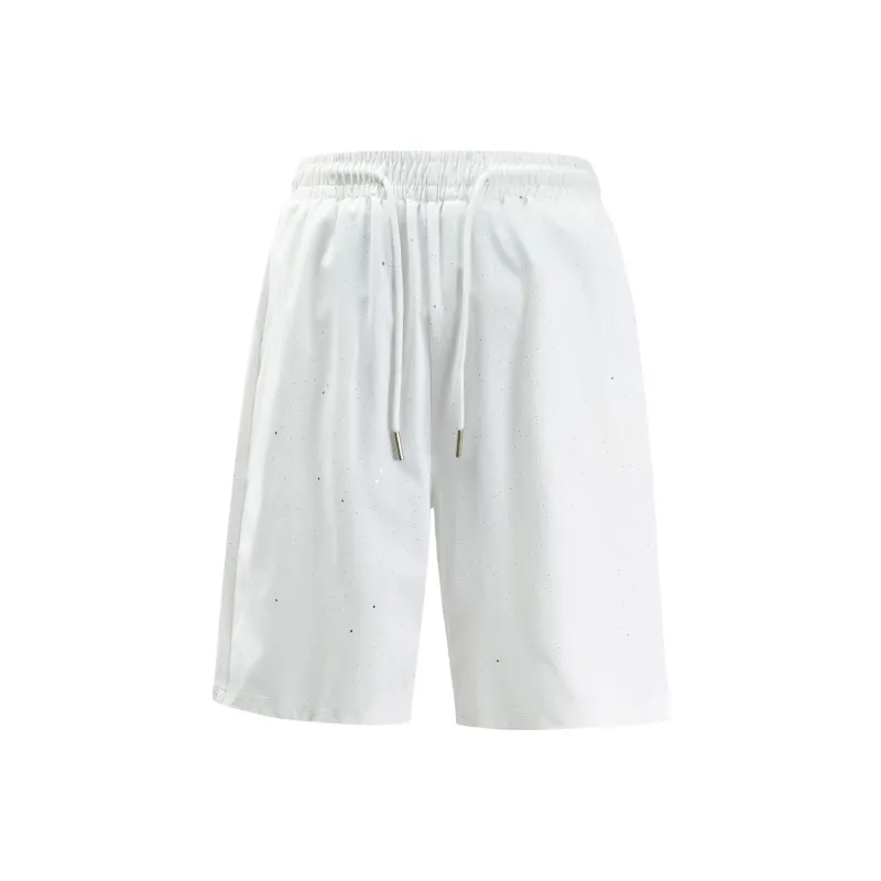 D&W Casual Shorts Unisex Starburst Black-4