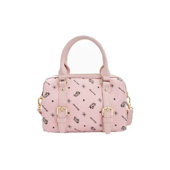 Meow In The Grass Transformers Co branded PU Boston Bag, Shoulder Bag, Crossbody Bag, Handbag Women's Multicolor