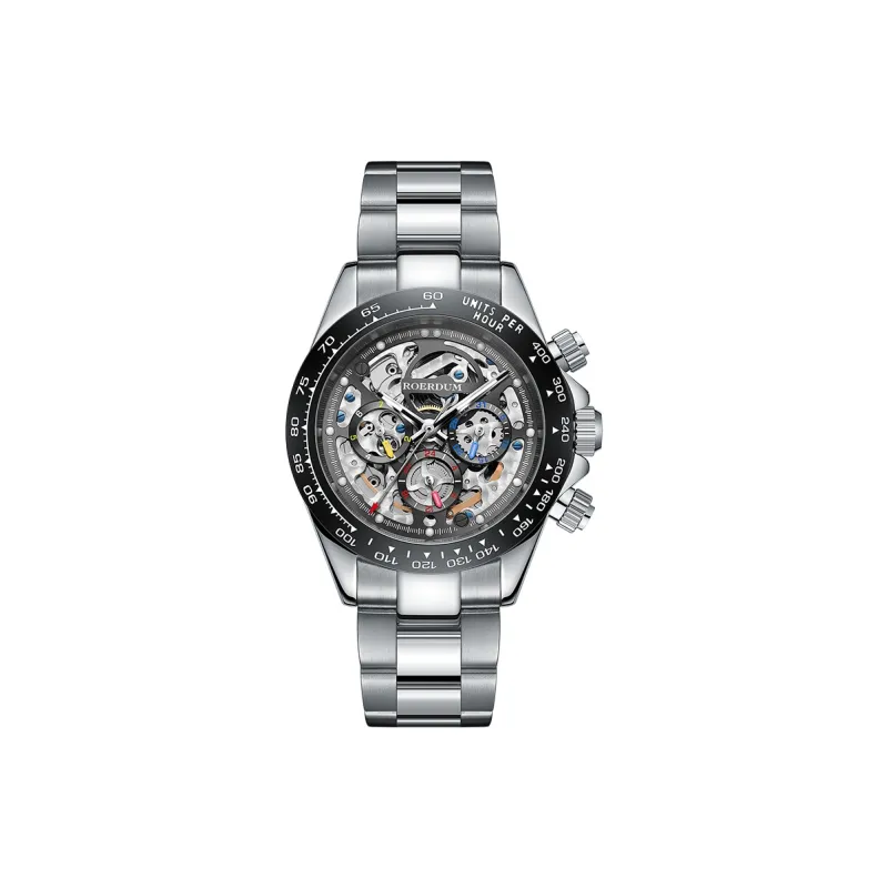 ROERDUM Ditan Collection Mechanical Movement Stainless Steel Watchband Watch Men's Watches Black Dial-9
