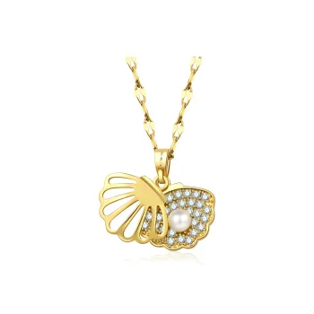 ALI THE FOX Titanium Steel Necklaces Women's