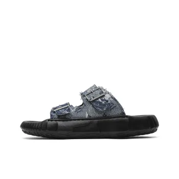QIUTEXIONG Beach Sandals Men's Dark Blue Denim