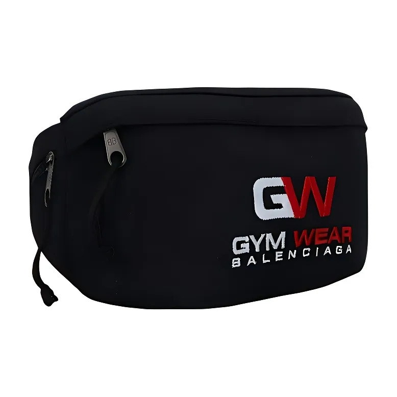 Balenciaga Nylon Fanny Pack Men's Black-1