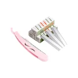 [High-Quality Carbon Steel]30-Piece Eyebrow Trimmer Blades+Knife Racks