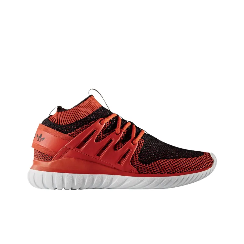 Adidas Originals Tubular Cushioning, Wear Resistant Mid Top Casual Running Shoes Men's Red Black-1