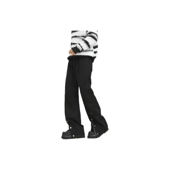 Lulifama Jeans Unisex Black
