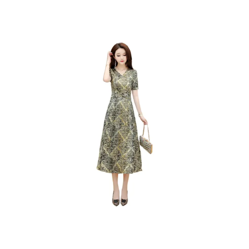 YIRANCHUN Short Sleeved Dress Women's-1