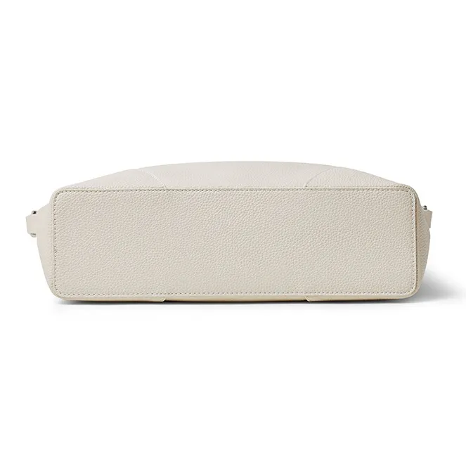 ROBERTA DI CAMERINO Cow Leather Shoulder Bag Women's Light Gray/Ecru-12
