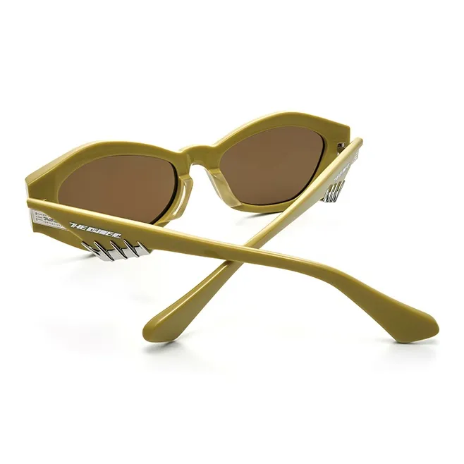THE OWNER Plate Frame Irregular Shape Sunglasses Unisex-18