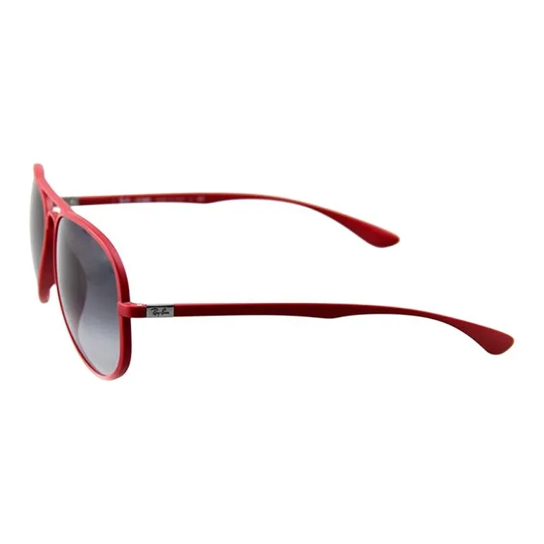 RayBan Plate Frame Aviator Sunglasses Unisex Red-2