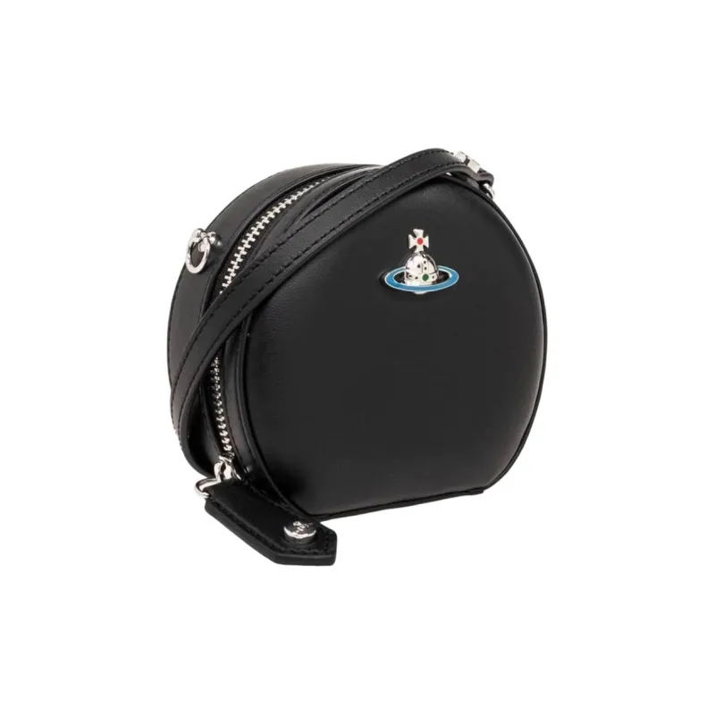 Vivienne Westwood Lambskin Shoulder Bag Women's Black-1