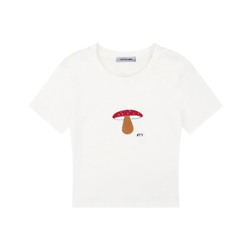 7 SEVFUN Regular T Shirt Women's-0