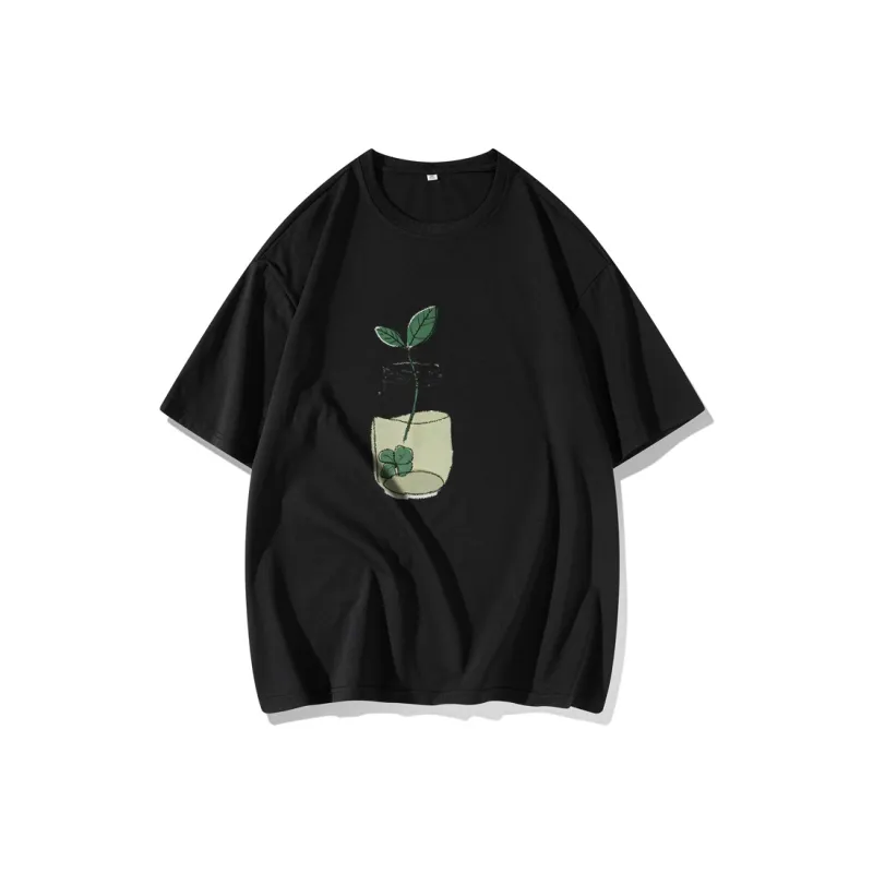 FAIRWHALE Drop Shoulder Sleeve T Shirt Women's-3