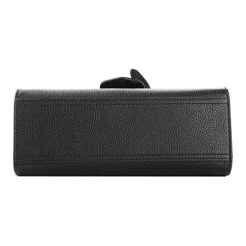 GUCCI Calfskin One Shoulder Handbag Women's Black-3