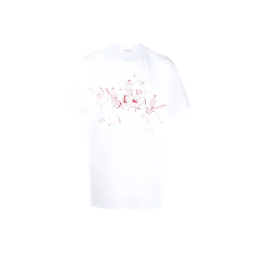Alexander McQueen Skeleton Band-print Short-sleeved T-shirt