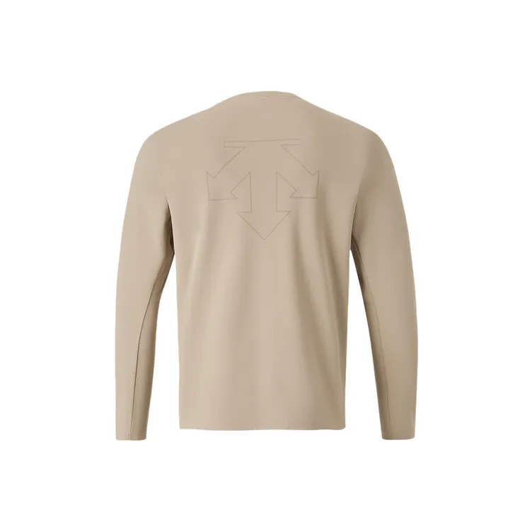 DESCENTE SKI STYLE Crew Neck Long Sleeved T Shirt Men's-1