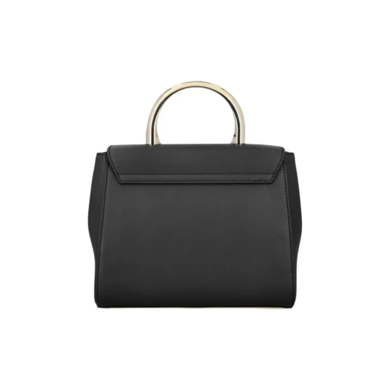 Furla Sydney Calfskin Shoulder Bag Mini Women's Black-2