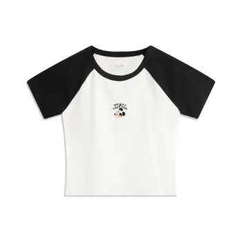 LiNing x DISHINIMIQI,LIANMINGKUAN Sports Life Collection T Shirt Women's Ivory