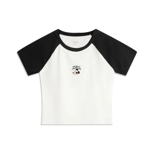 LiNing x DISHINIMIQI,LIANMINGKUAN Sports Life Collection T Shirt Women's Ivory