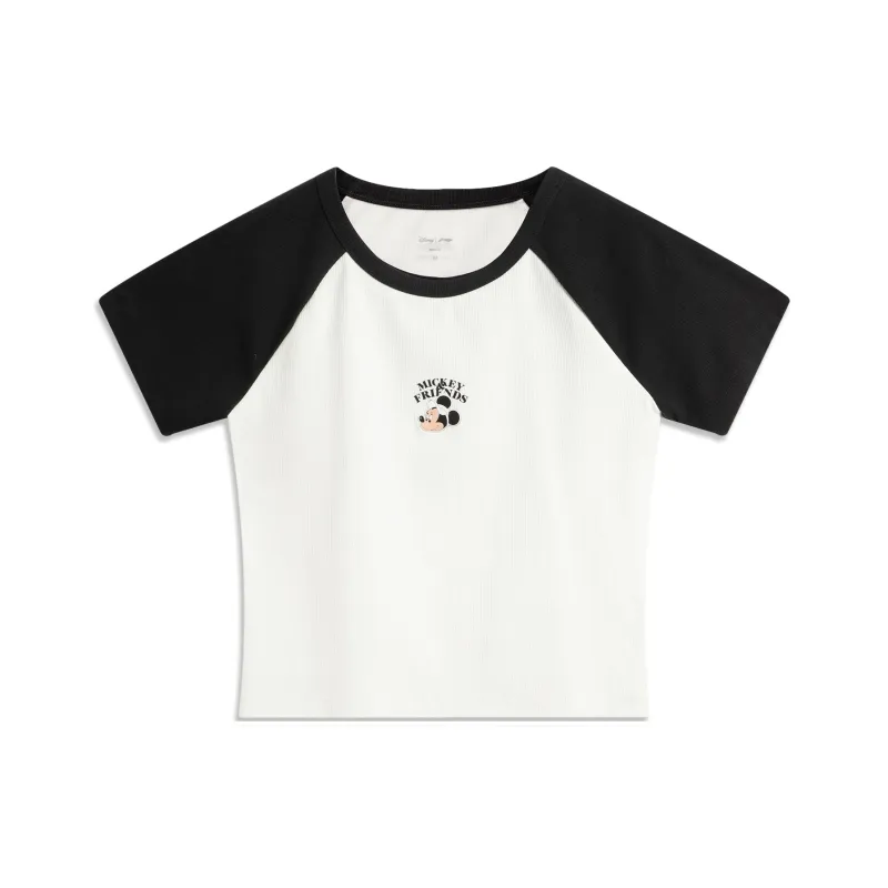 LiNing x DISHINIMIQI,LIANMINGKUAN Sports Life Collection T Shirt Women's Ivory-0