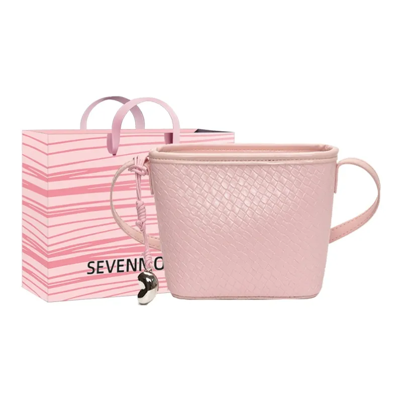 SEVENMOONS PU Crossbody Bag, Shoulder Bag Women's White/Black/Yellow/Blue/Pink-8