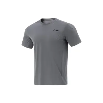 LiNing Training Series T Shirt Men's Elegant Gray