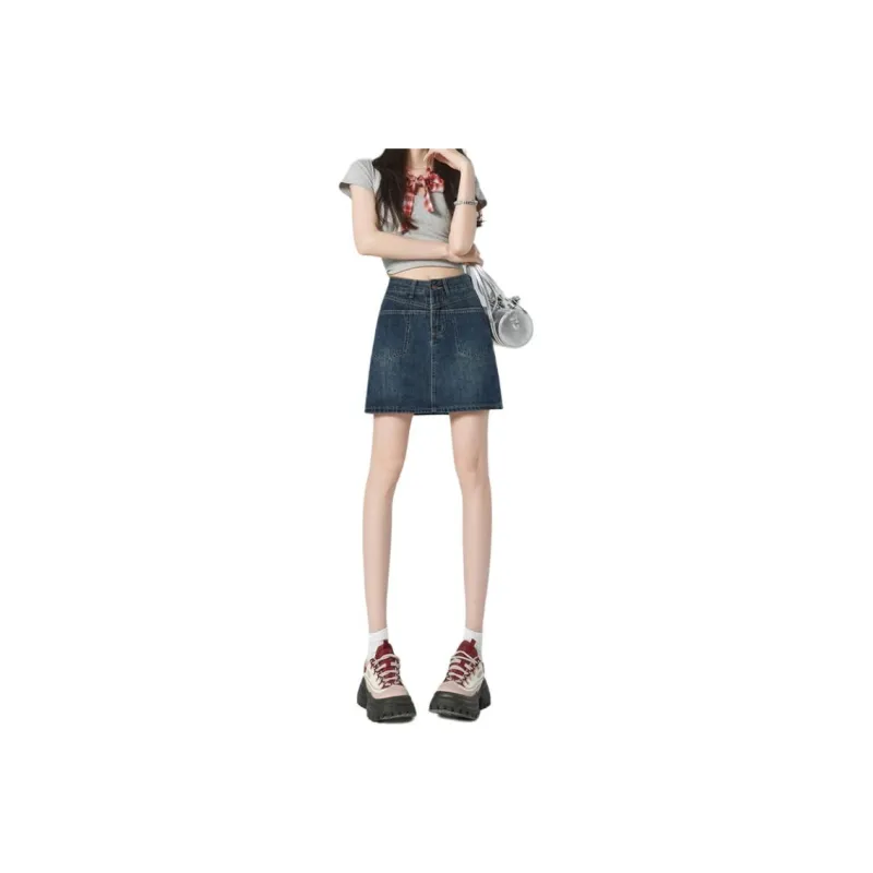 FOREVER 21 Denim Short Skirts Women's-0