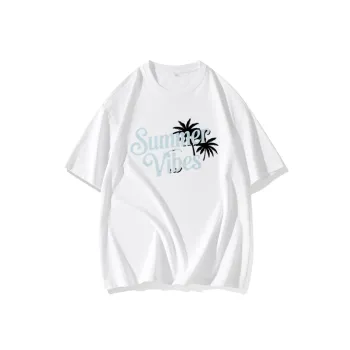 FAIRWHALE Drop Shoulder Sleeve T Shirt Women's