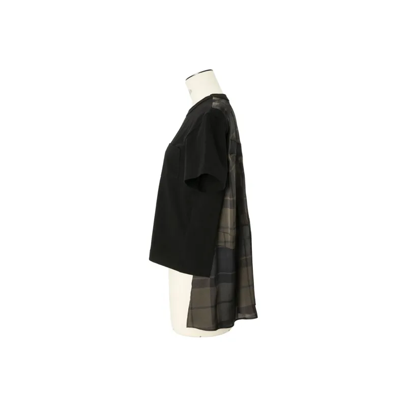 Sacai Panelled T shirt-2