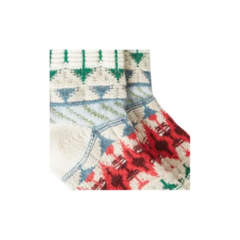 Loro Piana FW23 Noel Socks Knee-High Socks Women's 1 Pack Multicolor-2