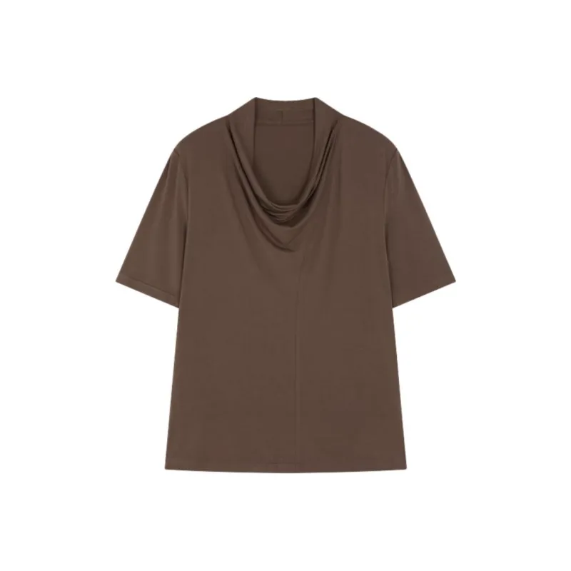 IHIMI T Shirts Women's Coffee-2