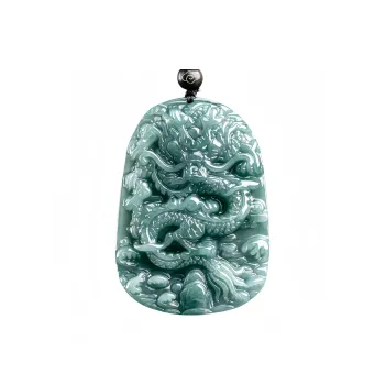 MY WORLD BEGINS AND ENDS WITH YOU Glutinous Jade Jadeite Necklaces Unisex