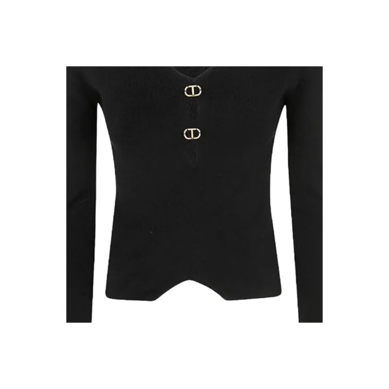 Twinset Cut Out detail Sweater-3
