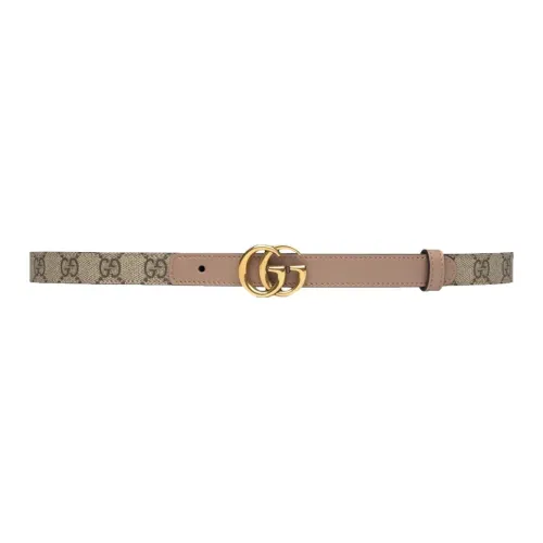 GUCCI Gg Buckle Marmont Thin Belt