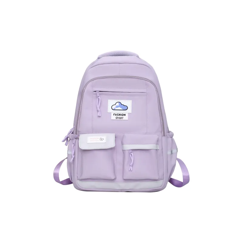 H YXIANG Nylon Backpack Women's Multicolor-4