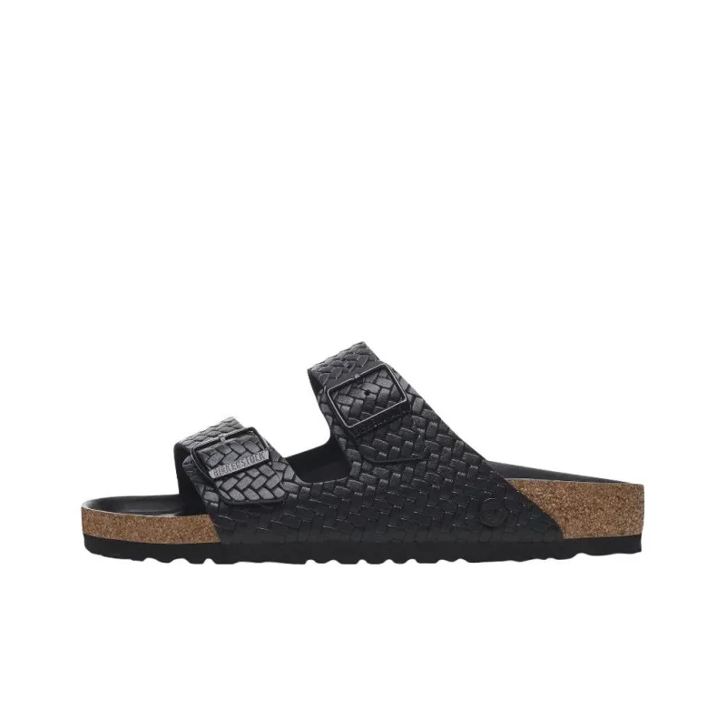 Birkenstock Arizona Rivet Logo EVA Abrasion Resistant Slide Slippers Unisex Black Regular Loose Fit-0