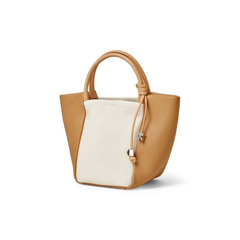 ROBERTA DI CAMERINO Cow Leather Basket Bag Handbag Women's Multicolor-9