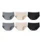 [10A Antibacterial]6 Pack-Gray 2+Light Coffee 2+Black 2