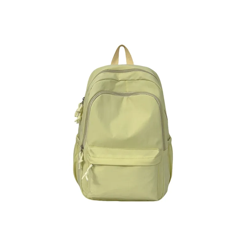Yalu Nylon Backpack Unisex Black/White/Yellow/Green/Light Blue-6