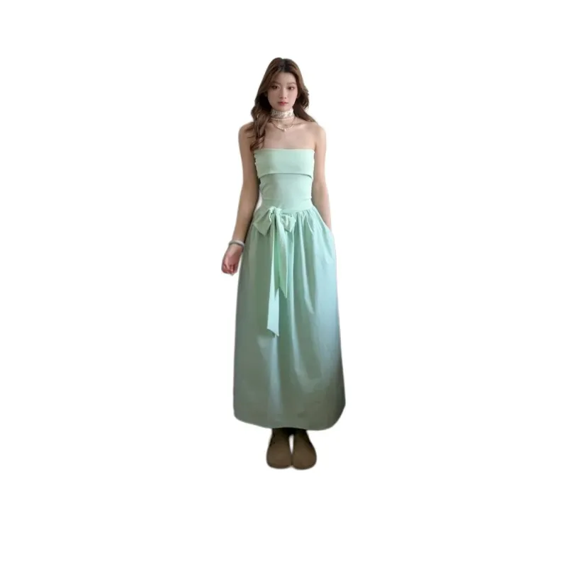 Mu Xiao Xin Sleeveless Dress Women's-0