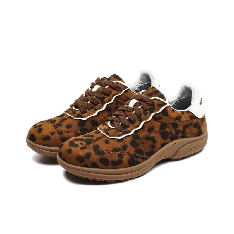 Mo Xu Low Top Casual Shoes Unisex Leopard Print-4