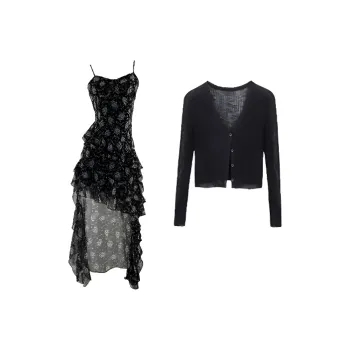 7 SEVFUN Skirt Set Women's Black