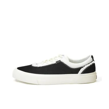NICEID Breathable And Lightweight Low Top Canvas Shoes Unisex Black White