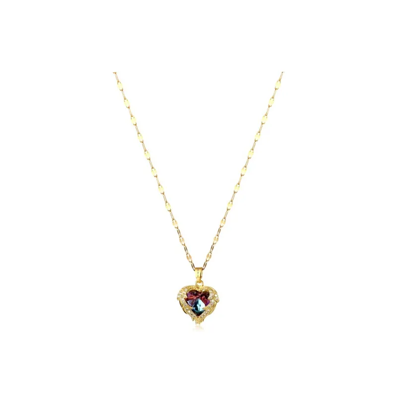 ALI THE FOX Titanium Steel Necklaces Women's-0
