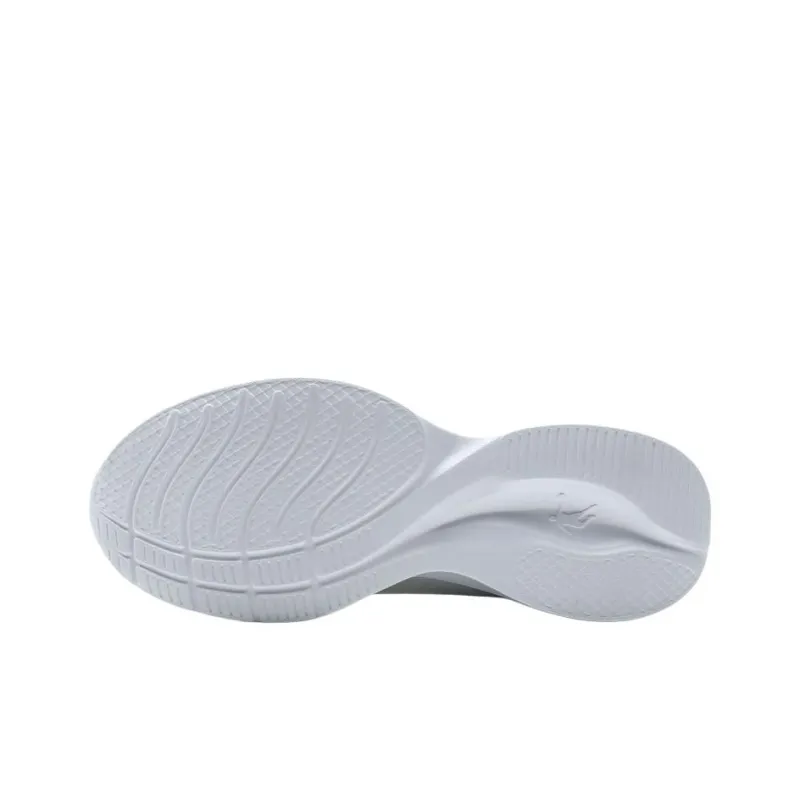 QIAODAN Anti Slip Wear Resistant Low Top Casual Running Shoes Men's Jordan White Glacier Blue-5