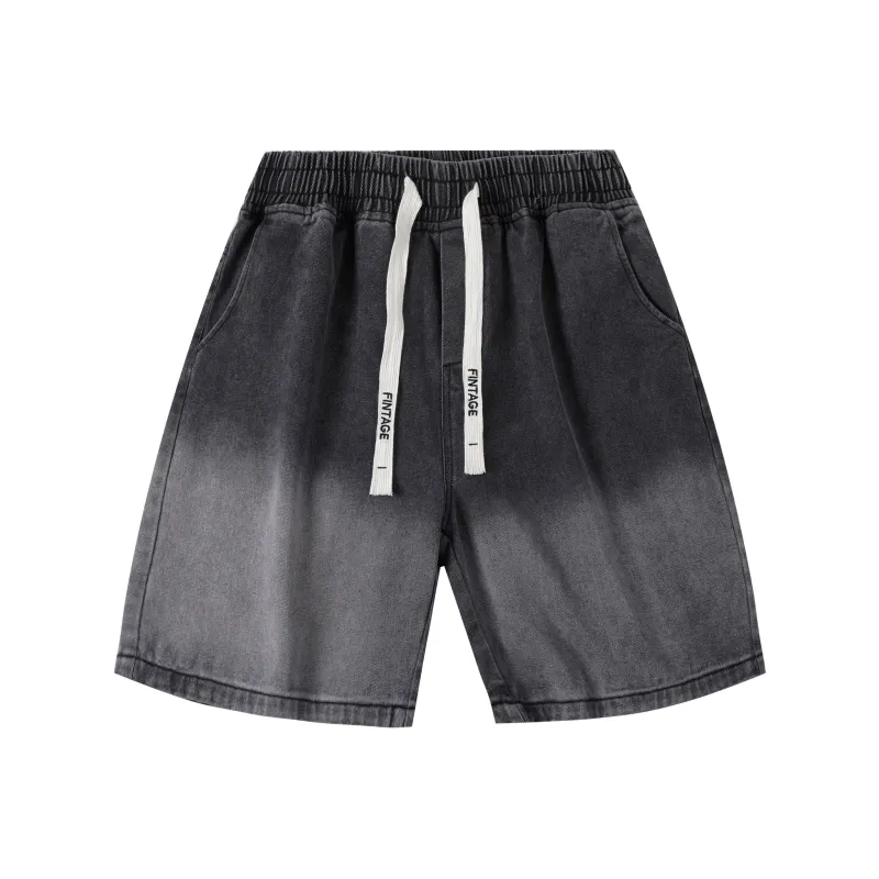 FAKE VINTAGE Denim Shorts Unisex-14