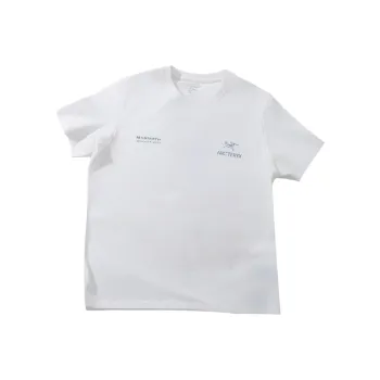 Arcteryx x Mammoth Academy Cotton SS25 T Shirt Men's White/ABA Mammoth